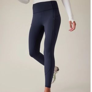 Athleta Rainier Tight Dress Blue NWOT